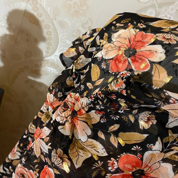 Maurices plus size sheer ruffle blouse - Picture 6 of 10